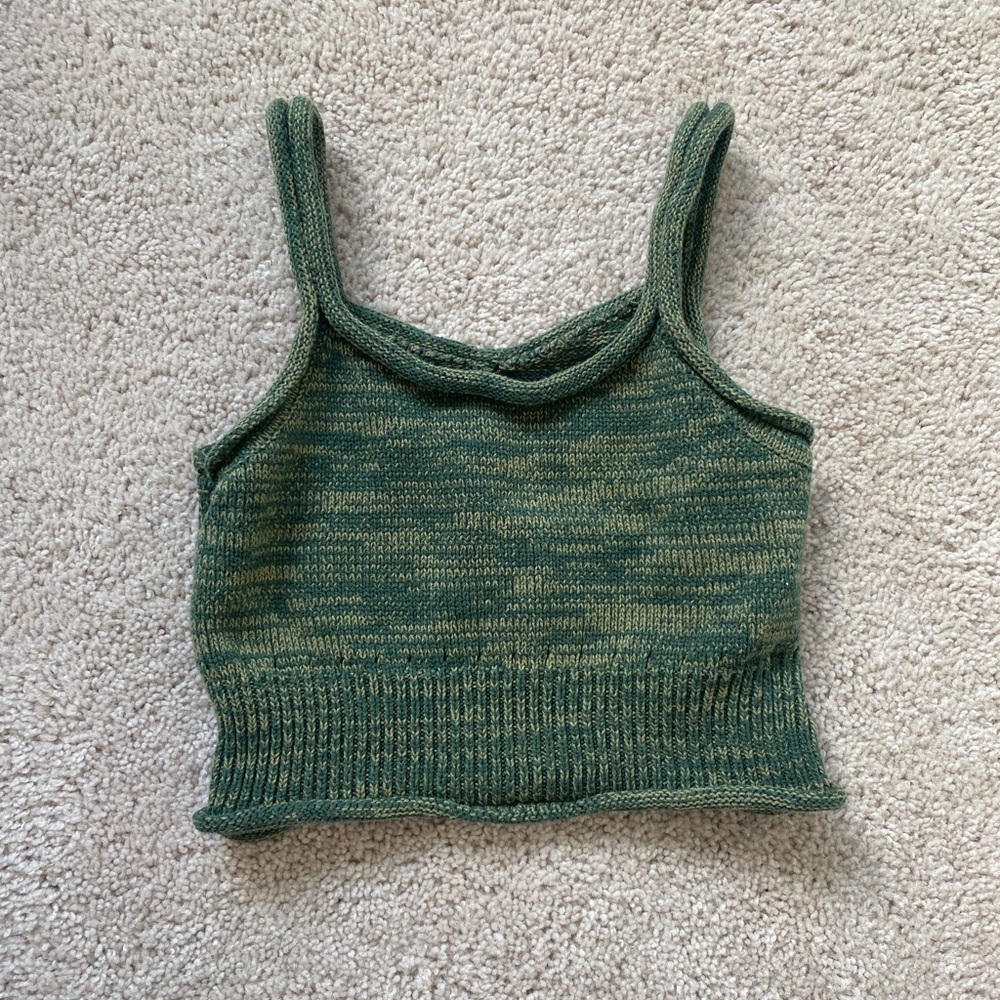 CIDER knit crop tank